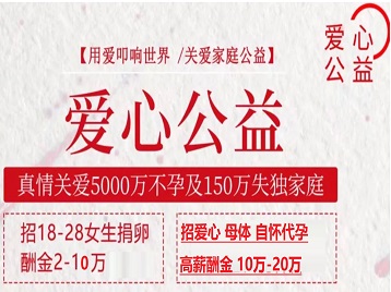 七里河捐卵助孕生子 爱心志愿者招募